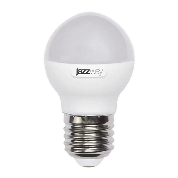 Лампа LED E27  G45 7W/840 230V шар матовый 540Lm JAZZWAY